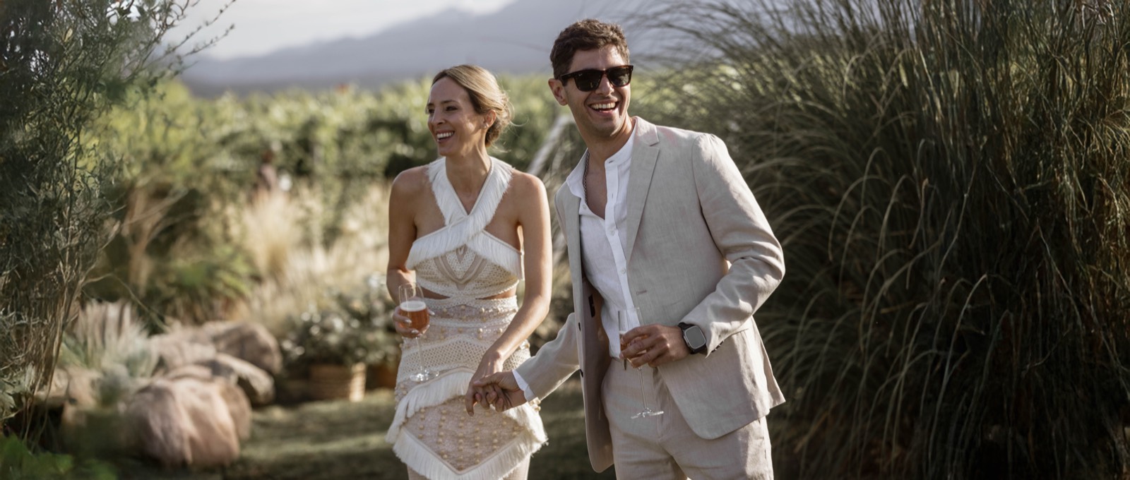 Boda entre viñedos